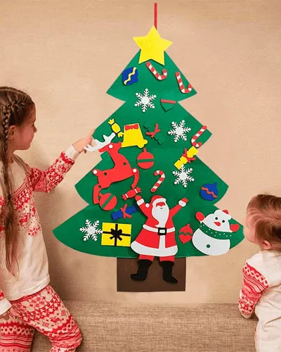DIY Velcro Christmas Tree