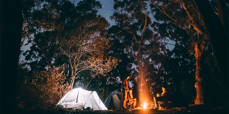 Camping-in-backyard