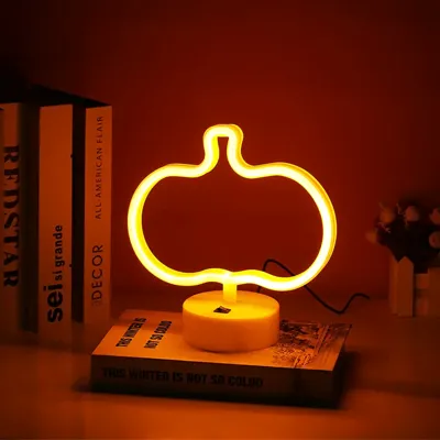 pumpkin neon light