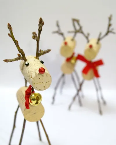 Reindeer-Wine-Cork-Craft
