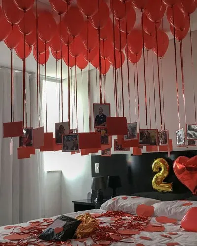 romantic room decoration for couple