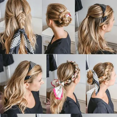 4th of July Hairstyles with a bandana