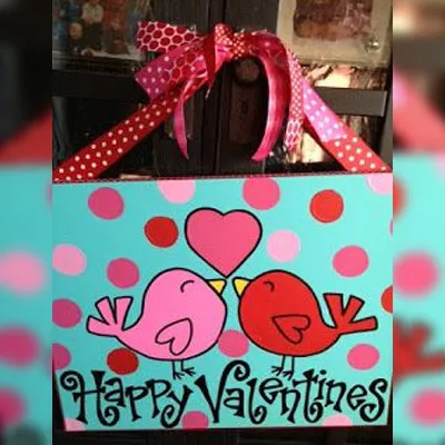 easy valentines day painting ideas