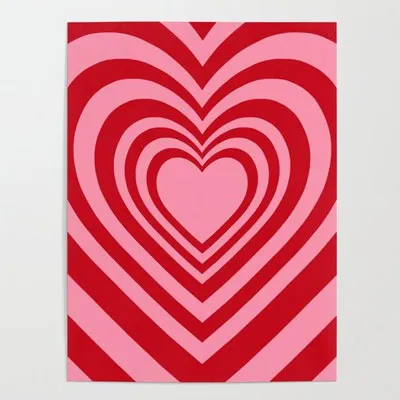 Hypnotic-heart-valentine-poster