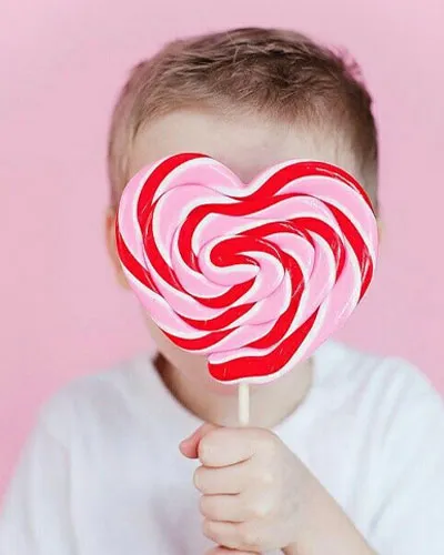 Valentine Lollipop Photoshoot