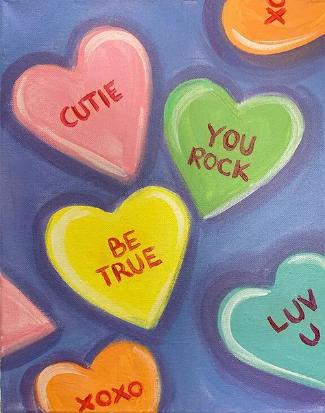 Valentine’s Day Painting Ideas for kids