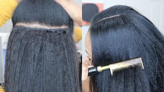 glue in hair weaves