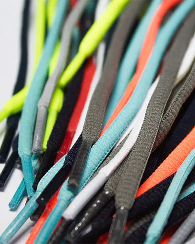 Polyester shoelaces